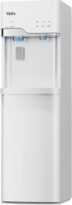 Диспенсър с ледогенератор Oliver Voltz OV51449G, 120-420W, 10°-90°C, Долно зареждане, Компресорно охлаждане, Бял