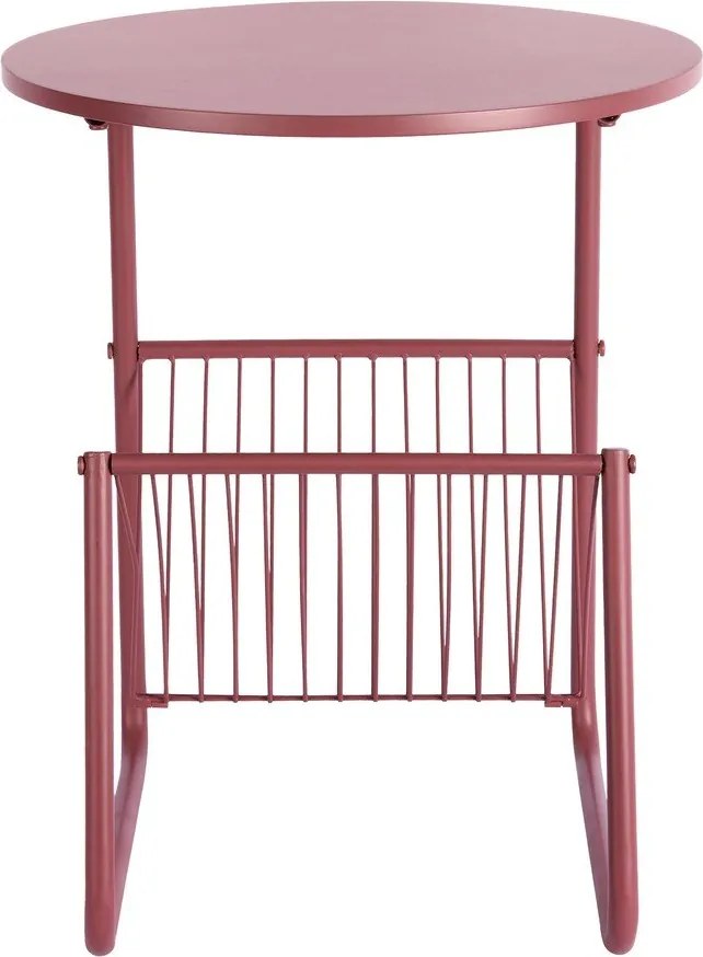 Метална кръгла странична масичка ø 40 cm Riqueza Revista – Leitmotiv