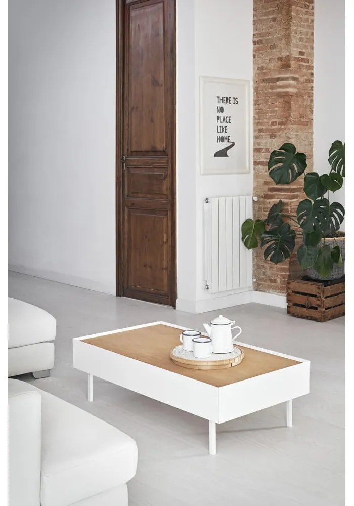 Бяла масичка за кафе Arista - Teulat