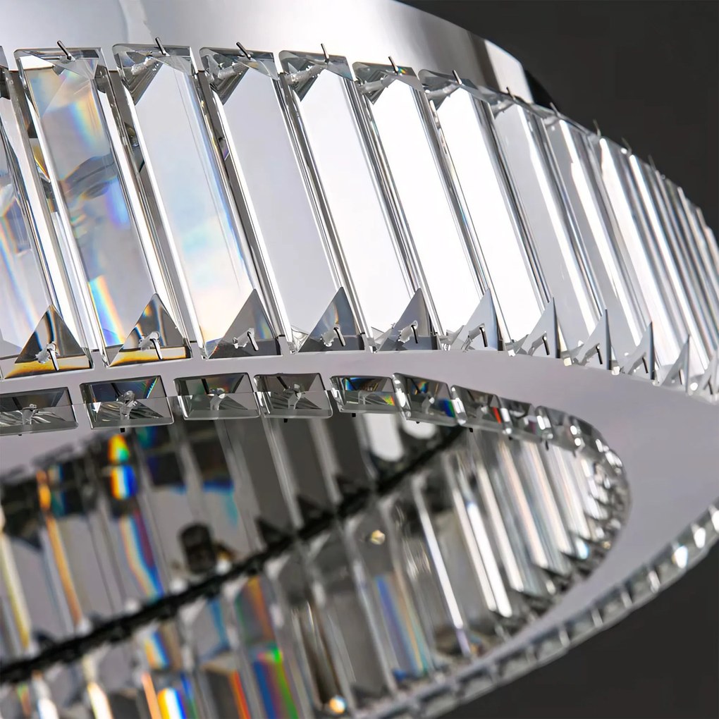 Кристален полилей APP1742-C 40 cm CHROME