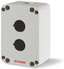 Scame Празна кутия IP65 два отвора ф22мм серия TOP 22  - 590.PR02K