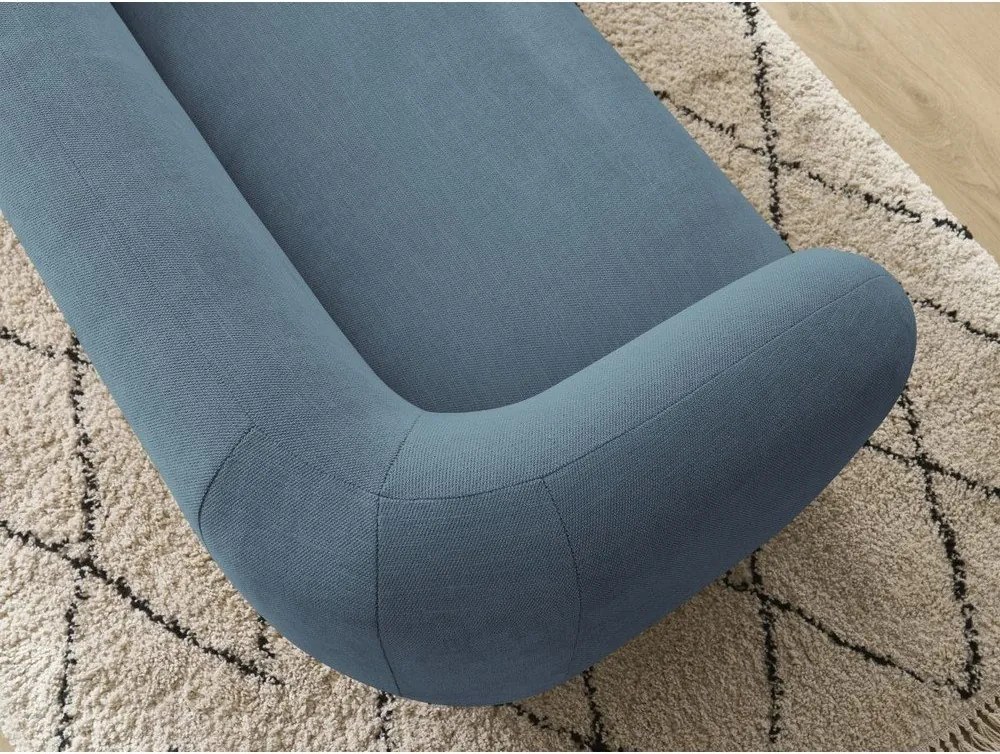 Син шенилов диван 160 cm Celine – Bobochic Paris