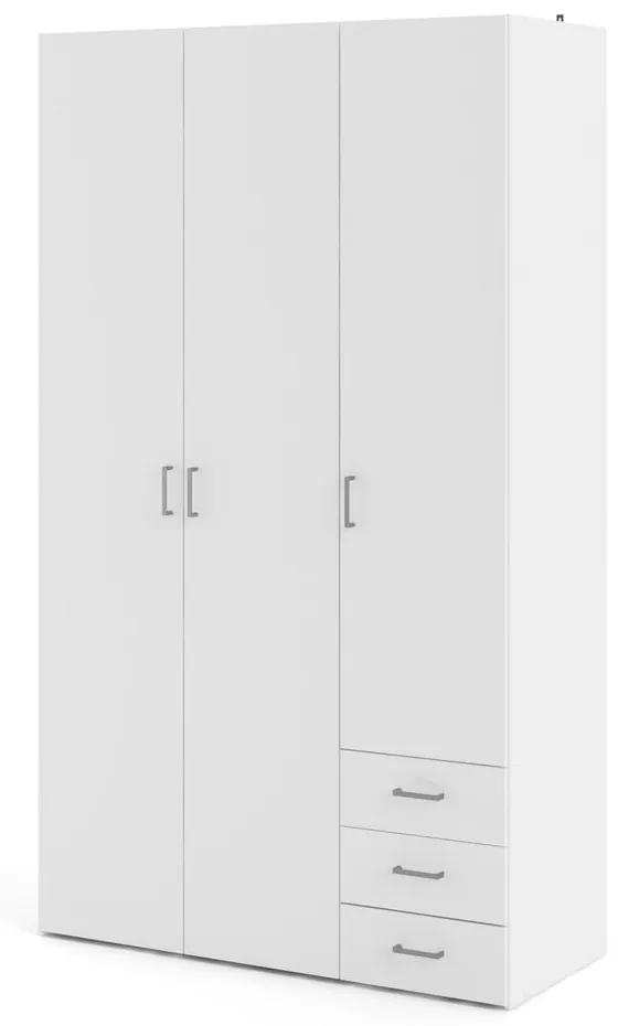 Бял гардероб 116x200 cm Space - Tvilum