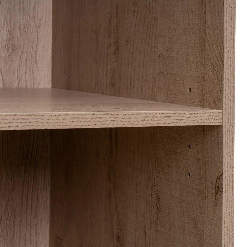 Отворен модулен шкаф от декор от дъб в естествен цвят 60x180x45 cm Modular – Casa Selección