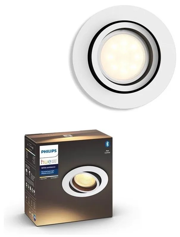 Philips 50411/31 / P9 - Светодиодно осветително тяло MILLISKIN 1xGU10 / 5W / 230V