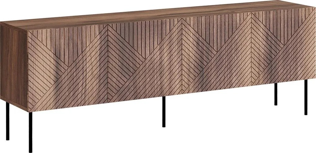 TV шкаф Art Deco-Кафяво
