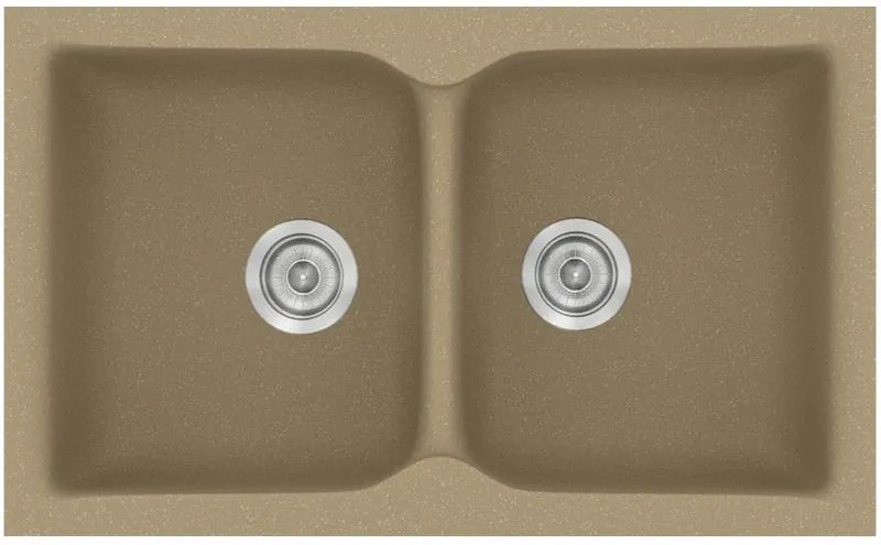 Мивка Sanitec 322-Metallic Cream