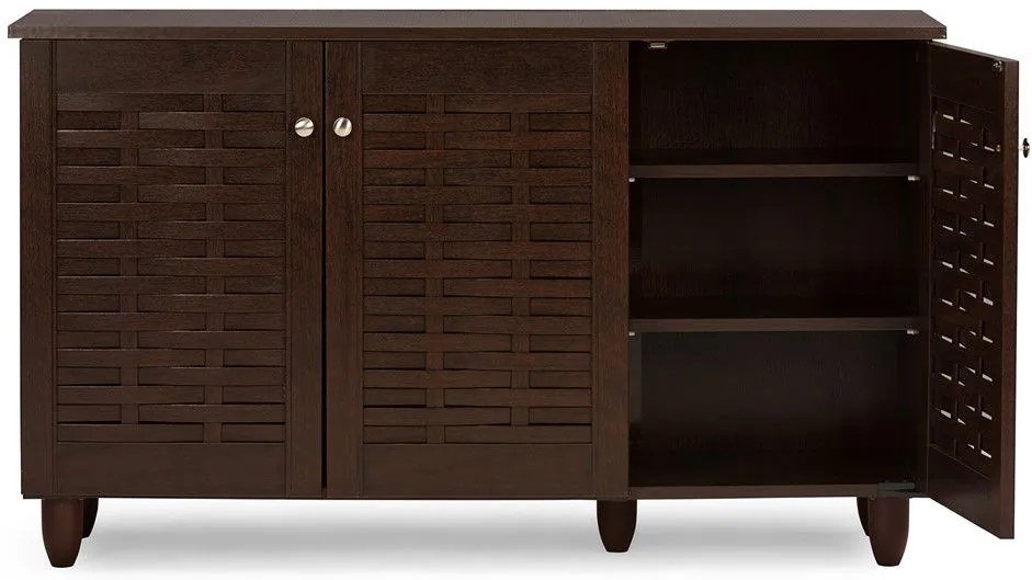 Шкаф за обувки Warren 3D-Венге