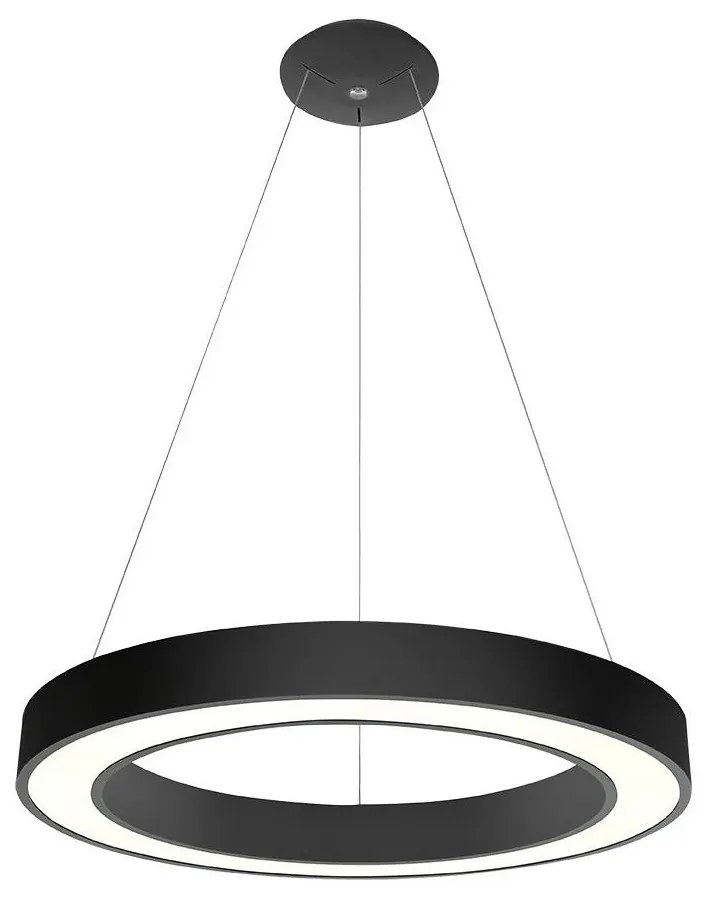 LED2 - LED Димируем пендел SATURN LED/50W/230V 3000K/4000K черен