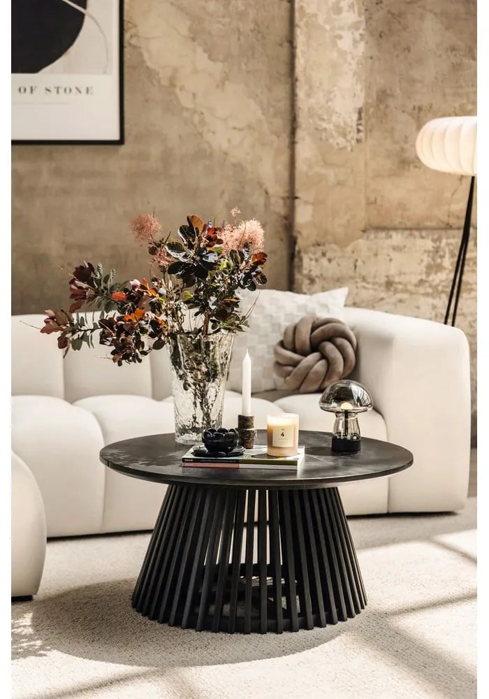 Кафяво-сив кадифен ъглов диван (десен ъгъл) Cube – Bonami Selection