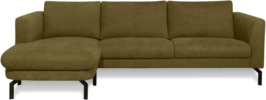 Ъглов диван в цвят горчица (ляв ъгъл) Gomero – Scandic