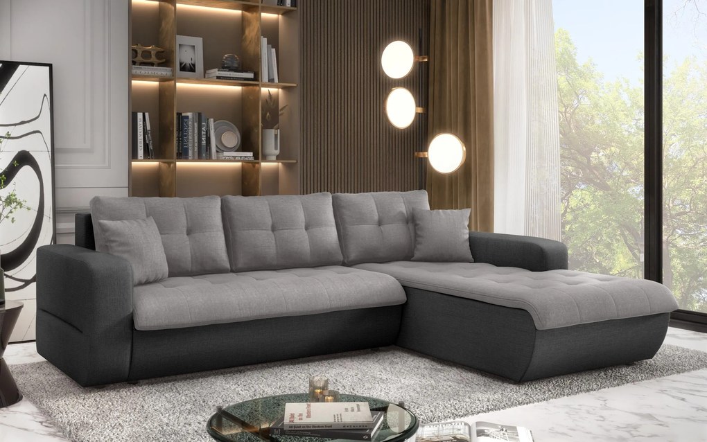 Разтегателен ъглов диван Дарвин