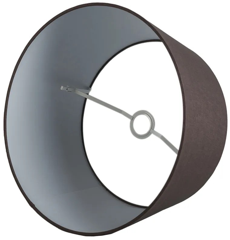 Абажур от лен кафяв 45/25