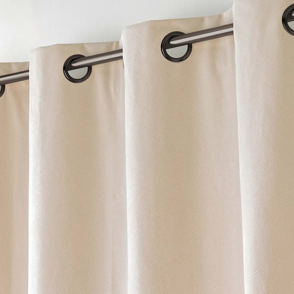 Бежово перде 140x260 cm Olympe – douceur d'intérieur