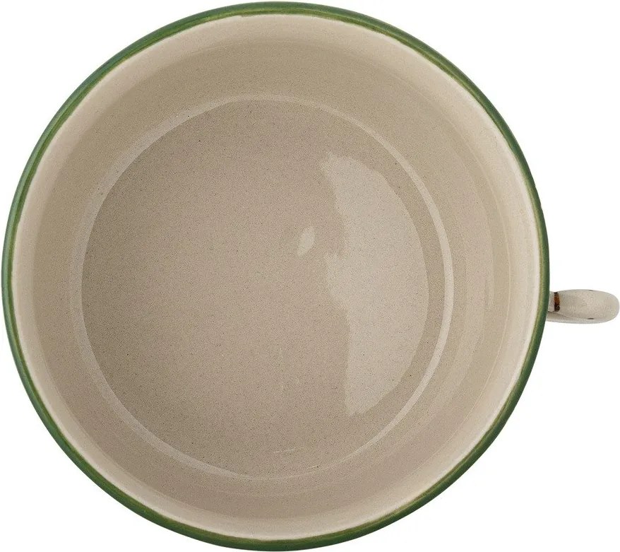 Зелена глинена купичка за супа 460 ml Hezha – Bloomingville
