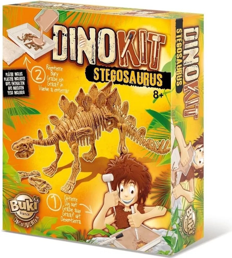 Buki France - Дино комплект - Стегозавър