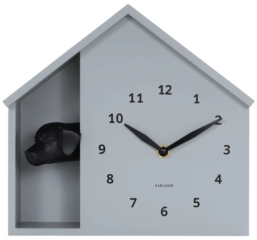 Стенен часовник Peeking Doggy – Karlsson