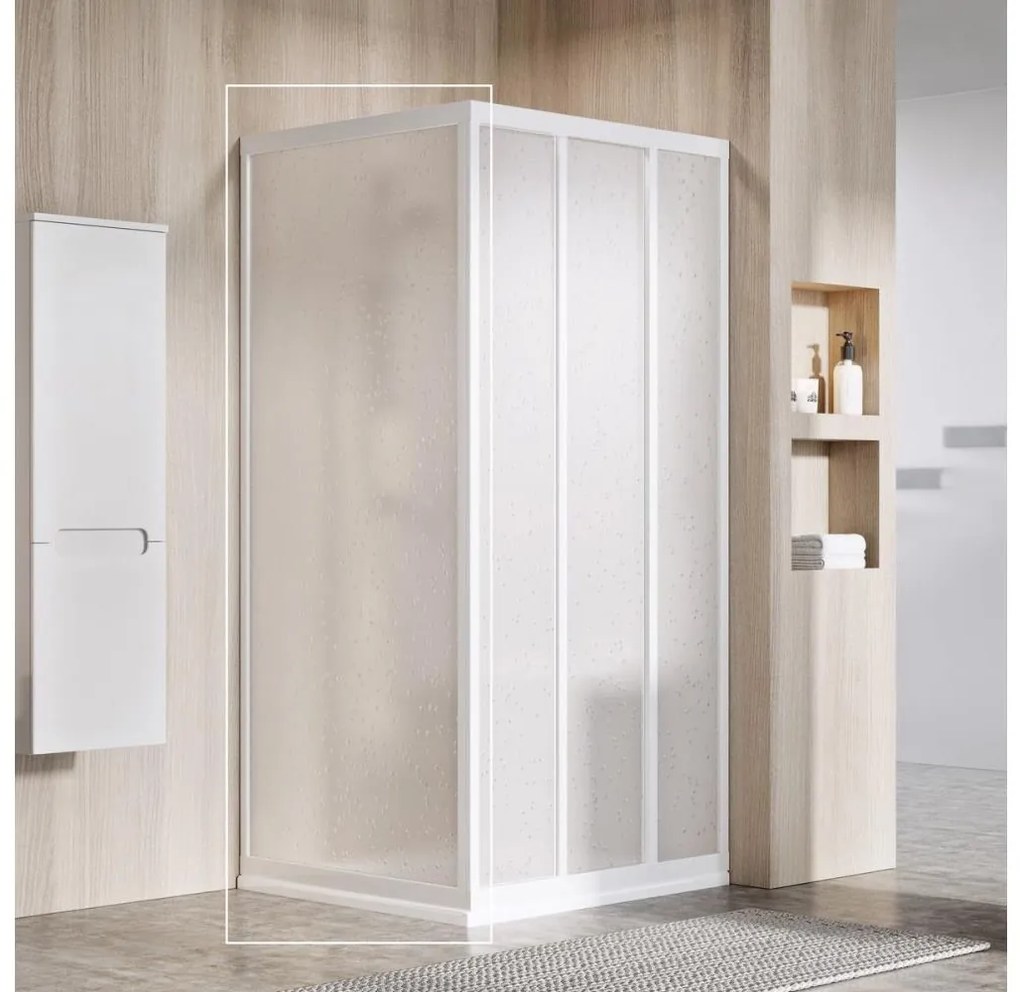 Ravak 940701R211 - Фиксиран параван за душ SUPERNOVA 90x198 см бял