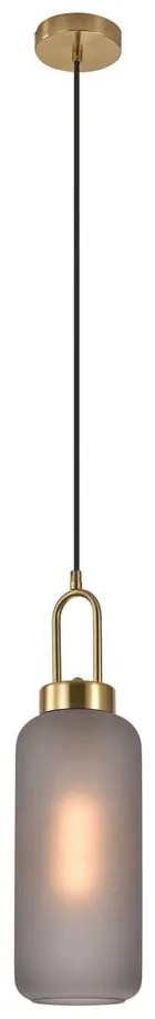 Висящо осветително тял златно със стъклен абажур ø 13 cm Luton – House Nordic