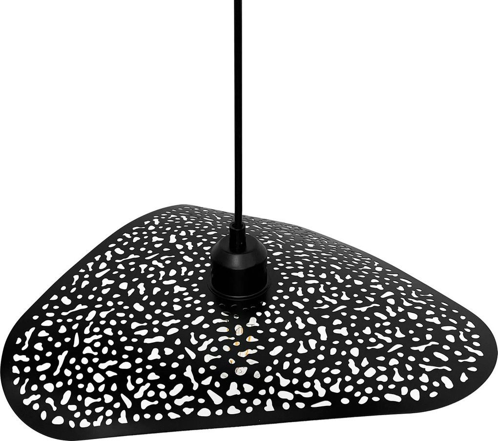 Плафон APP1467-1CP BLACK/GOLD