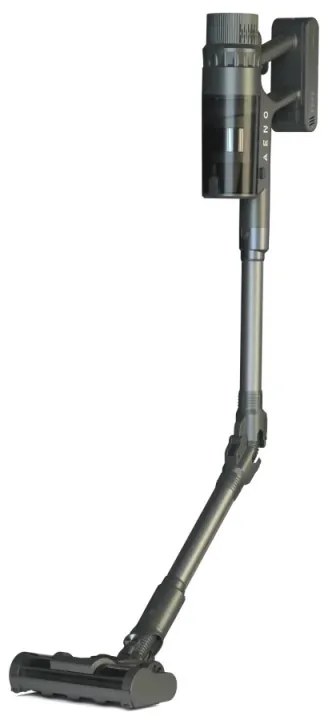 Вертикална прахосмукачка AENO SC2 ASC0002, 530W, 28 kPa, 800 мл, 4 нива, Сензорен LED панел, Миещ се MIF филтър, Сив