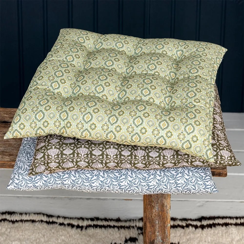 Памучна възглавница за стол 37x37 cm Leaf – Rex London