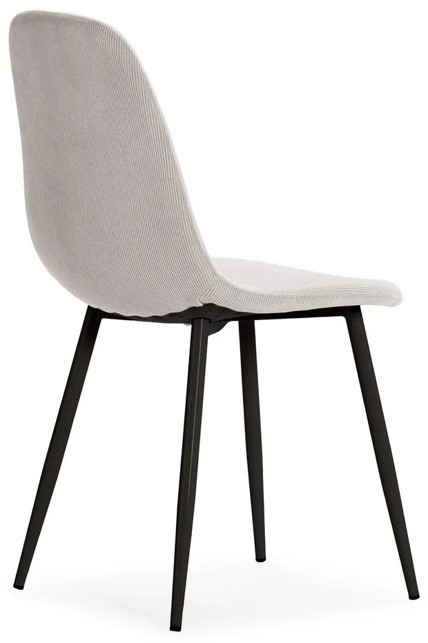 Кремави тапицирани трапезни столове в комплект 4 бр. Minka – Marckeric