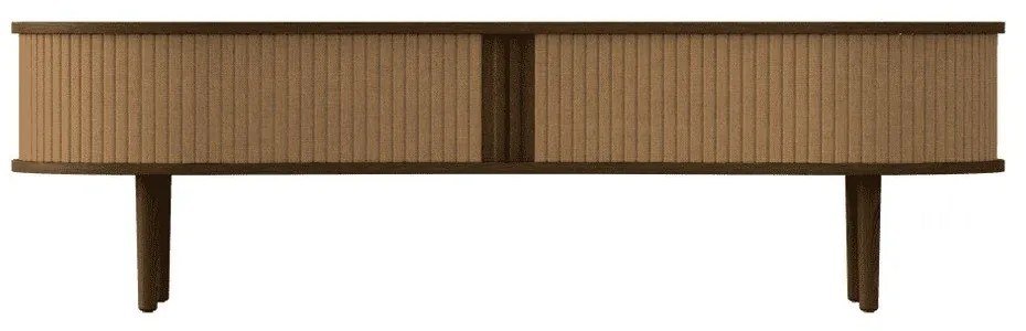 Маса за телевизор от дъбов декор в кафяв и светлокафяв цвят 140x40x46 cm Audacious – UMAGE