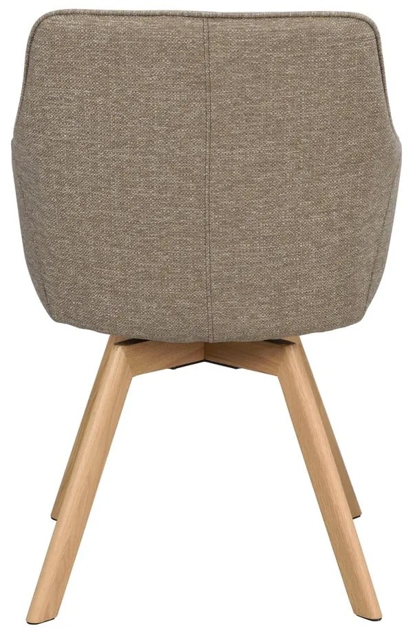 Бежови тапицирани трапезни столове в комплект 2 бр. Alison – Rowico