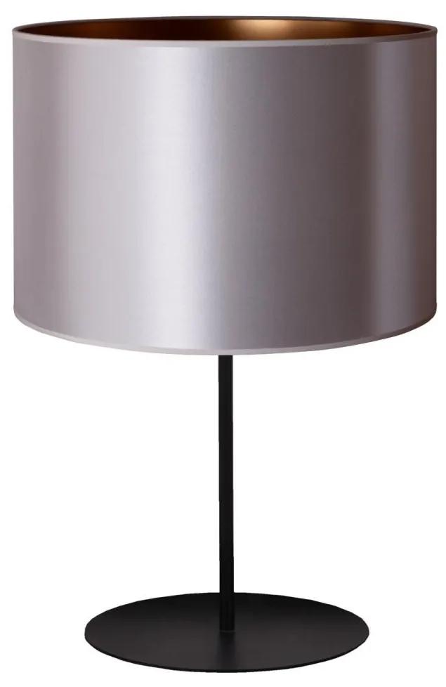 Duolla - Настолна лампа CANNES 1xE14/15W/230V 20 см сребриста/медена/черна