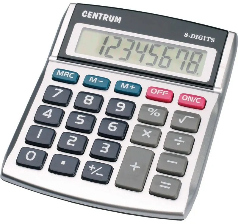 Настолен калкулатор Centrum 82070, 8-разряден, Сив