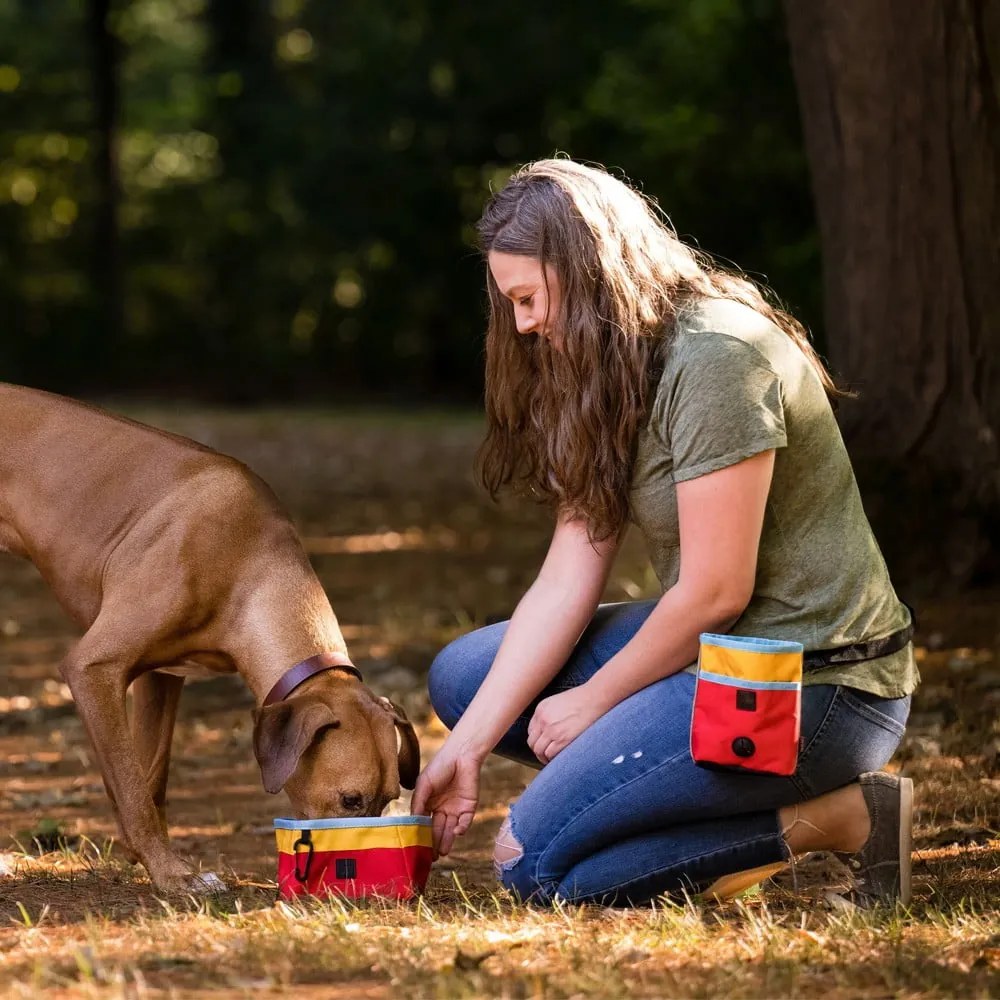 Текстилна сгъваема купа за пътуване ø 18 cm Sunrise - P.L.A.Y.