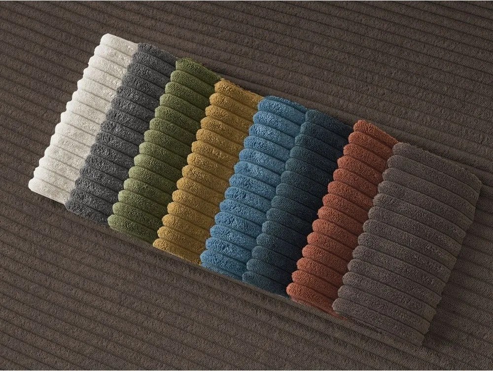 Кафяв диван от рипсено кадифе 242 cm Giorgia – Bobochic Paris