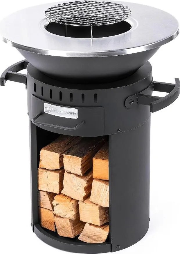 Fieldmann - Преносим 3-в-1 грил, неръждаема стомана/черен