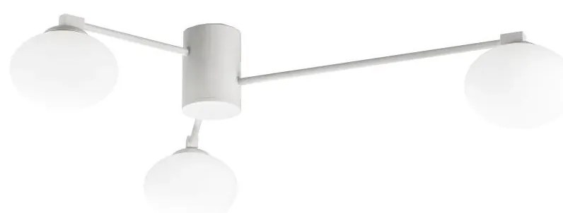 Ideal Lux - LED Полилей за повърхностен монтаж HERMES 3xG9/3W/230V Ø 90 см бял