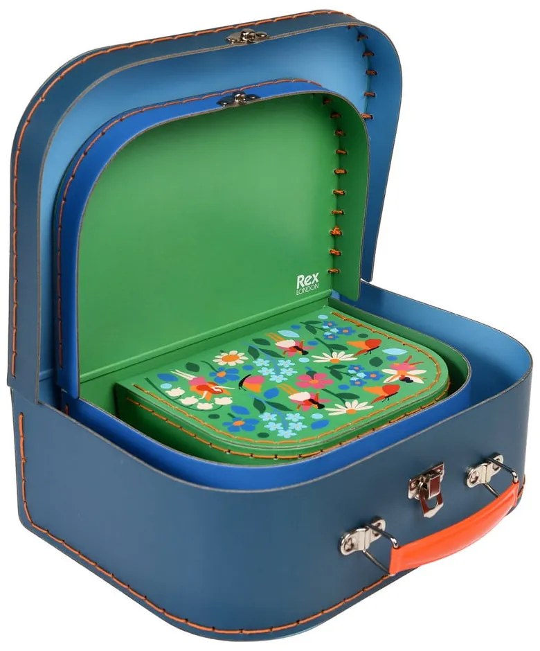 Детски куфари в комплект от 3 броя Fairies in the Garden - Rex London