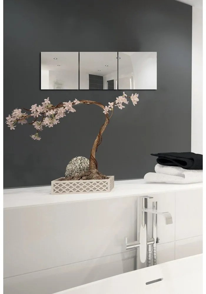 Стенни огледала в комплект от 3 бр. 30x30 cm – MSV