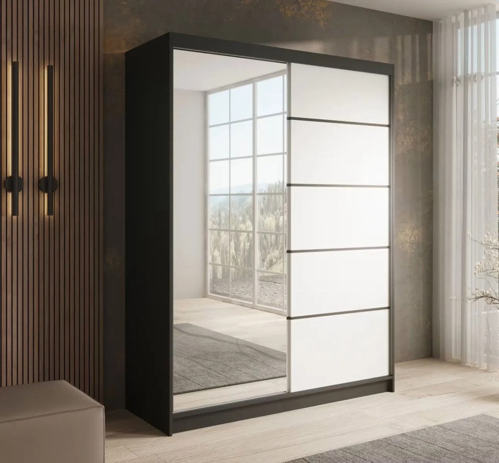 Гардероб Houston 150 плъзгащ се-Мауро-Leuko