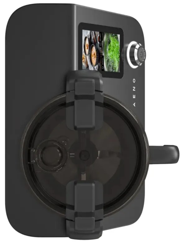 Кухненски робот 20в1 AENO ACR0001S GastroLab, 1000W, Wi-Fi, 8 програми, 12 степени, 3.5l, Touch screen, Таймер, Черен