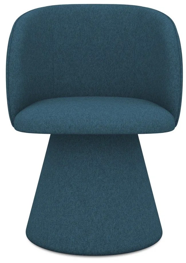 Син тапициран трапезен стол Maia – Makamii