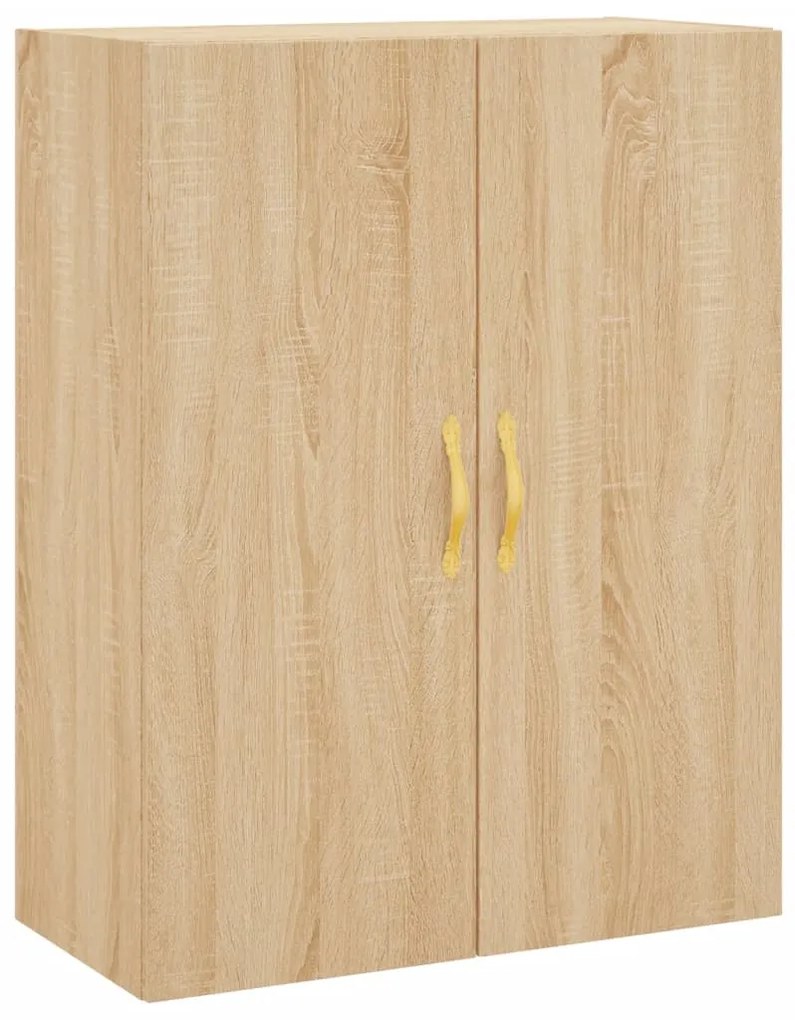 828407 vidaXL Стенен шкаф дъб сонома 69,5x34x90 см