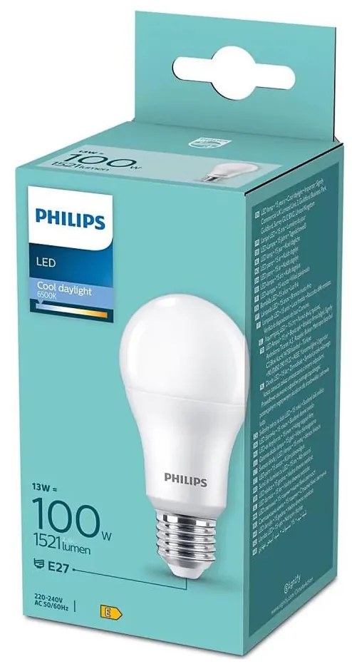 LED Крушка Philips A60 E27/13W/230V 6500K