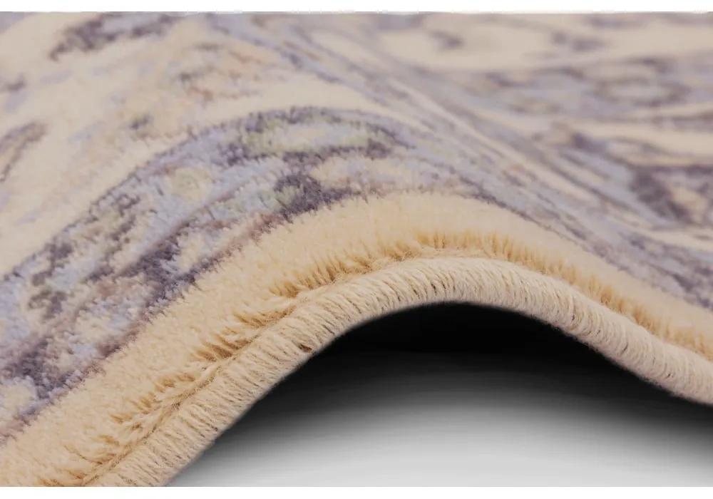 Кремав вълнен килим 133x180 cm Philip - Agnella