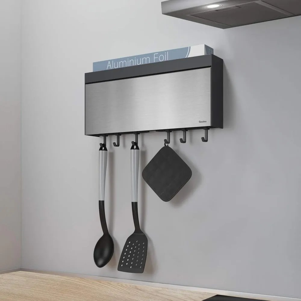 Стенна поставка за кухненски ролки и фолио Tango Inox - Metaltex