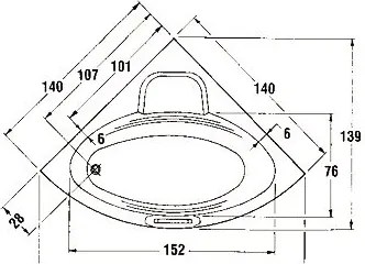 Вана Sanitec Marina