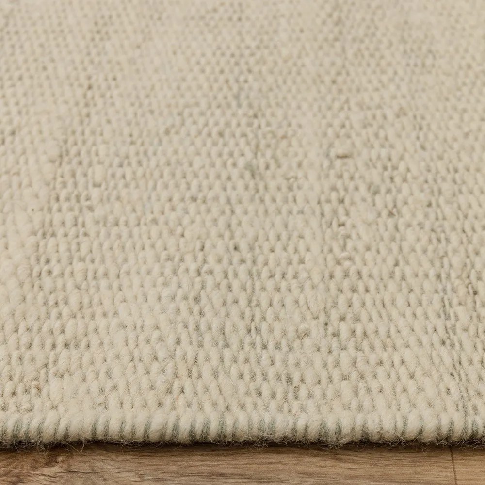 Кремав/светлозелен ръчно изработен вълнен килим 120x170 cm Lima Sage – Asiatic Carpets