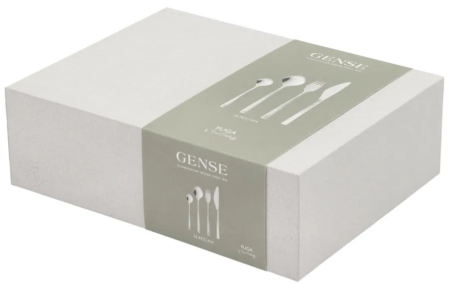 Прибори за хранене от неръждаема стомана в сребрист цвят 16 бр. Fuga – Gense