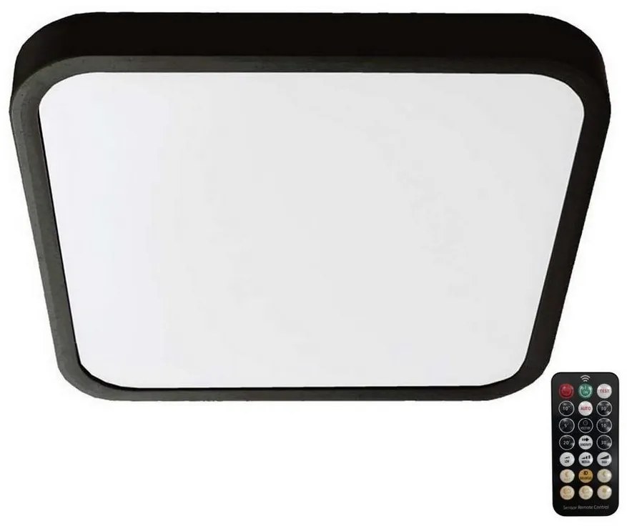 LED баня плафон сензор LED/36W/230V IP44 4000K 42x42 см + ДУ