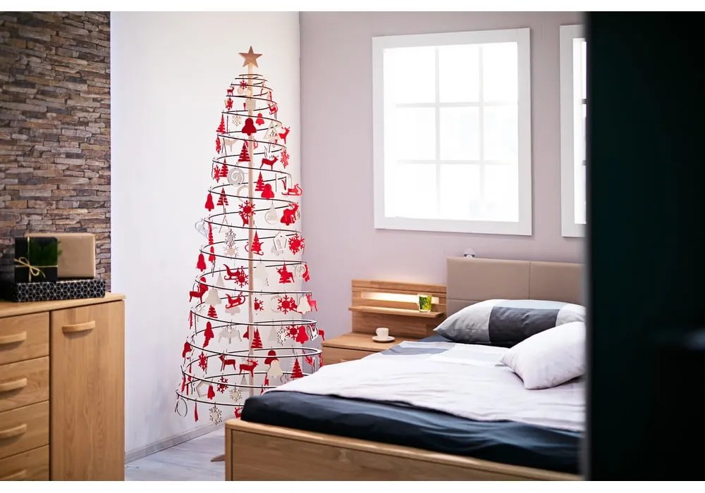 Дървена звезда за декоративна коледна елха Голяма - Spira