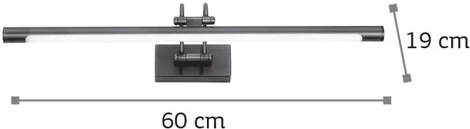 Аплик за стена InLight 1044-White-Дължина: 60 cm